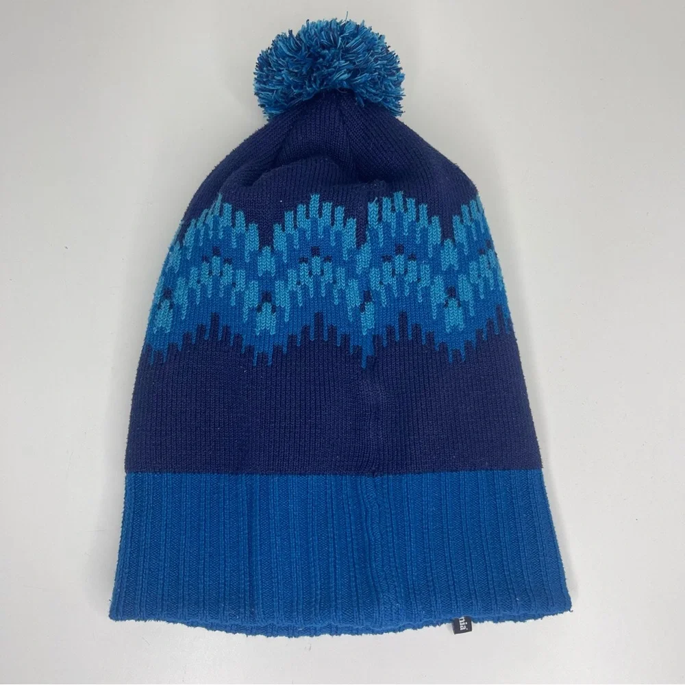 Patagonia Powder Town Beanie Blue‎ Unisex Warm Winter Casual Outdoor